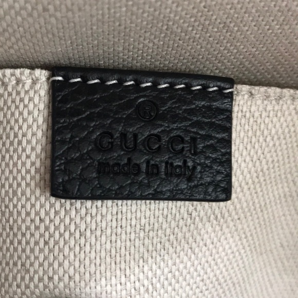 Gucci Soho Chain Black Leather Backpack - Picture 5 of 8